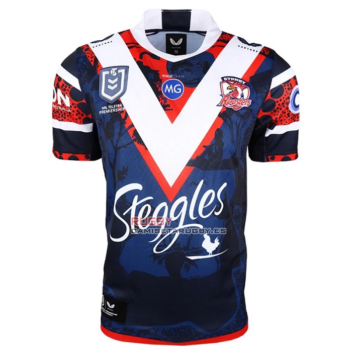 Camiseta Sydney Roosters Rugby 2021 Indigena